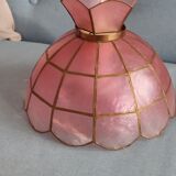 Pink mother-of-pearl chandelier