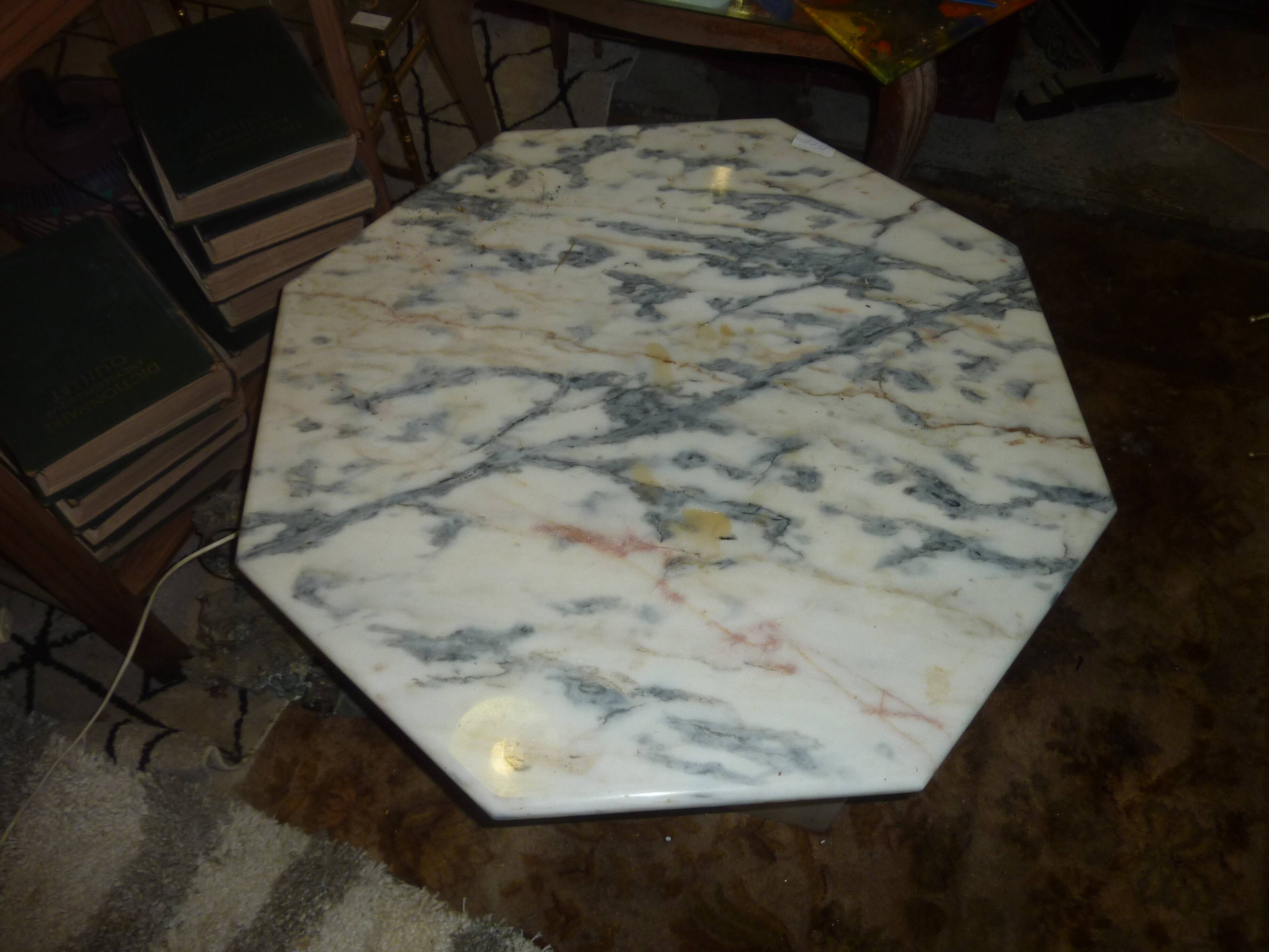 marble table