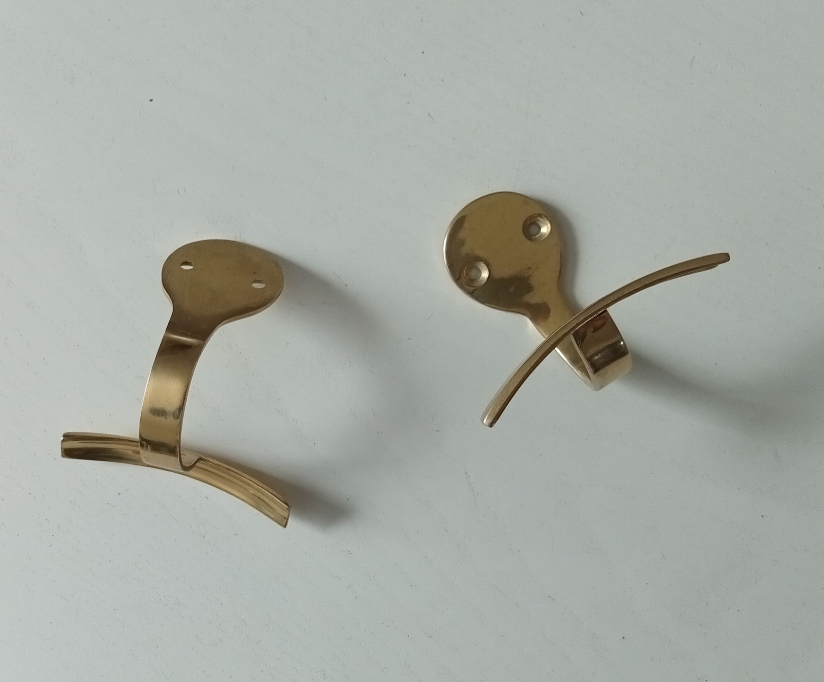 Pair of hooks vintage coat rack