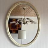 Tiger vintage oval mirror