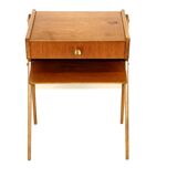Teak bedside table, Sweden, 1950