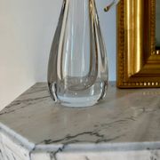 Blown glass vase stamped Art Vannes France