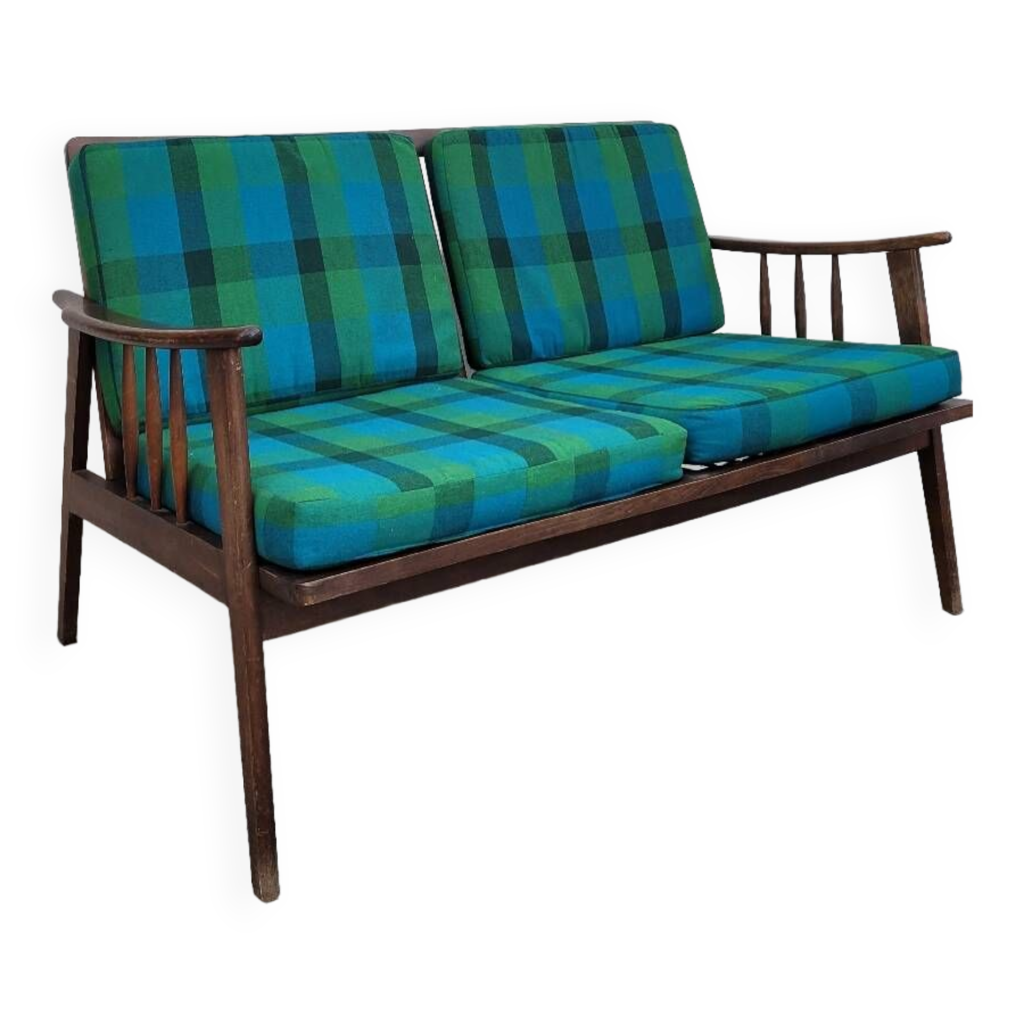 Banquette canapé scandinave vintage 2 places -1950s | Selency