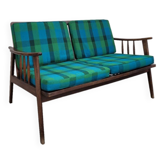 Vintage Scandinavian 2-seater sofa bench - 1950s