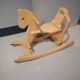Wooden rocking horse