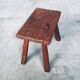 Carved Oak Side Table, 1940s