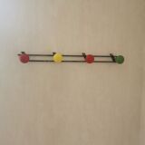 Vintage wall coat rack