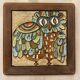 Ceramic and wood plaque frame