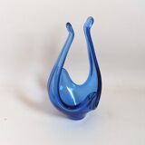 Viartec basket blue Colbat 70s Height 29.4 cm