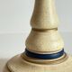 VINTAGE LAMP in Italian CHIC Turned Wood