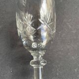 7 port glasses – Blown and cut crystal