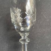 7 verres à porto – Cristal soufflé et taillé