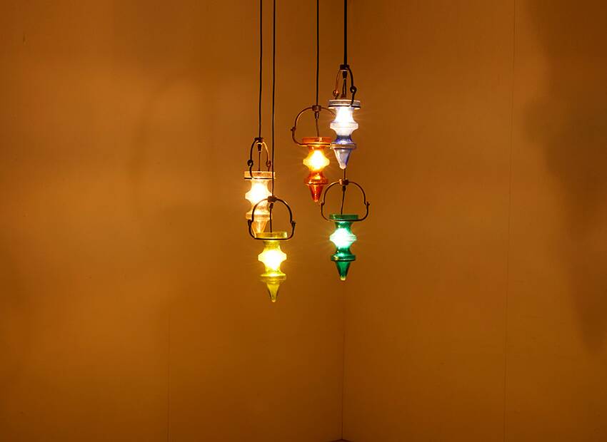 Lustre "Stalactite" de Nanny Still pour Massive & Val Saint Lambert 1960