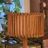 1950s tripod rattan lamp H47