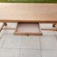 Old oak farmhouse table