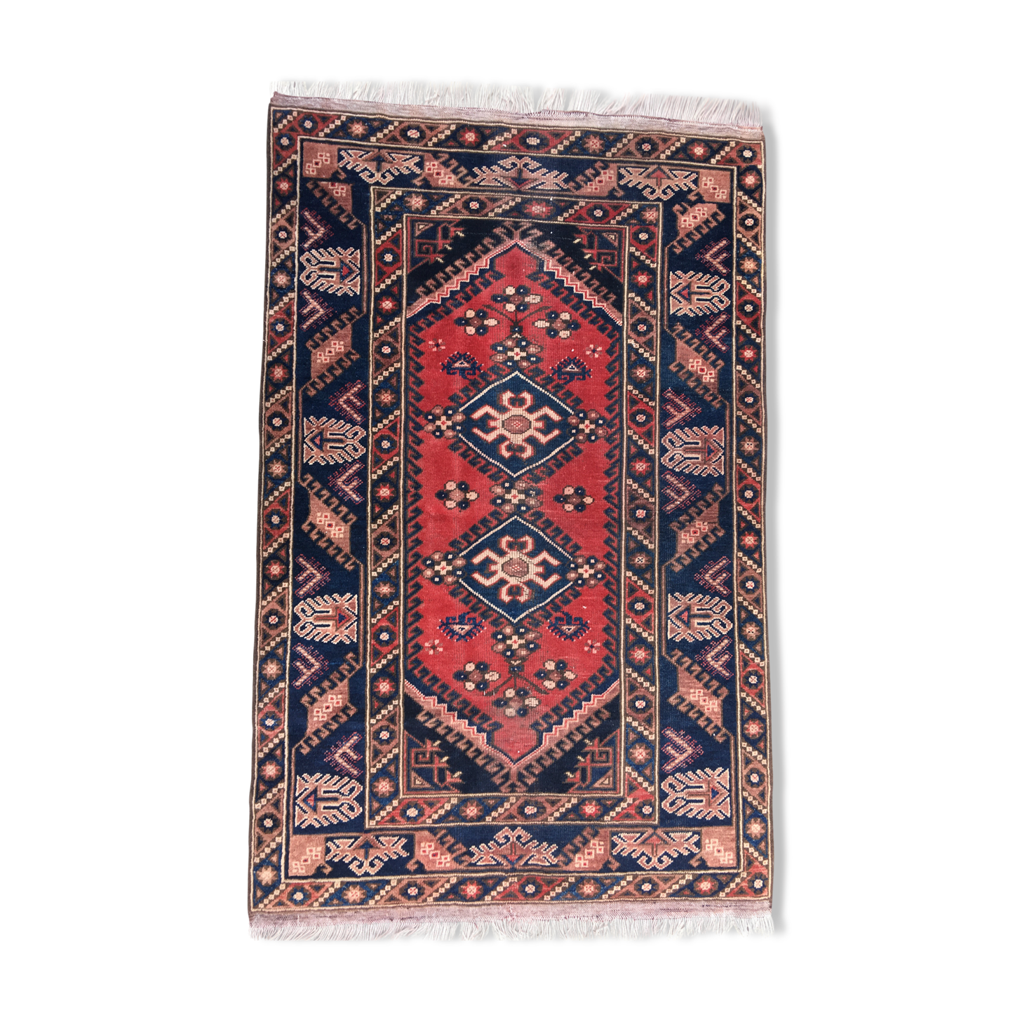 Ancien tapis turc oushac, 204x120cm