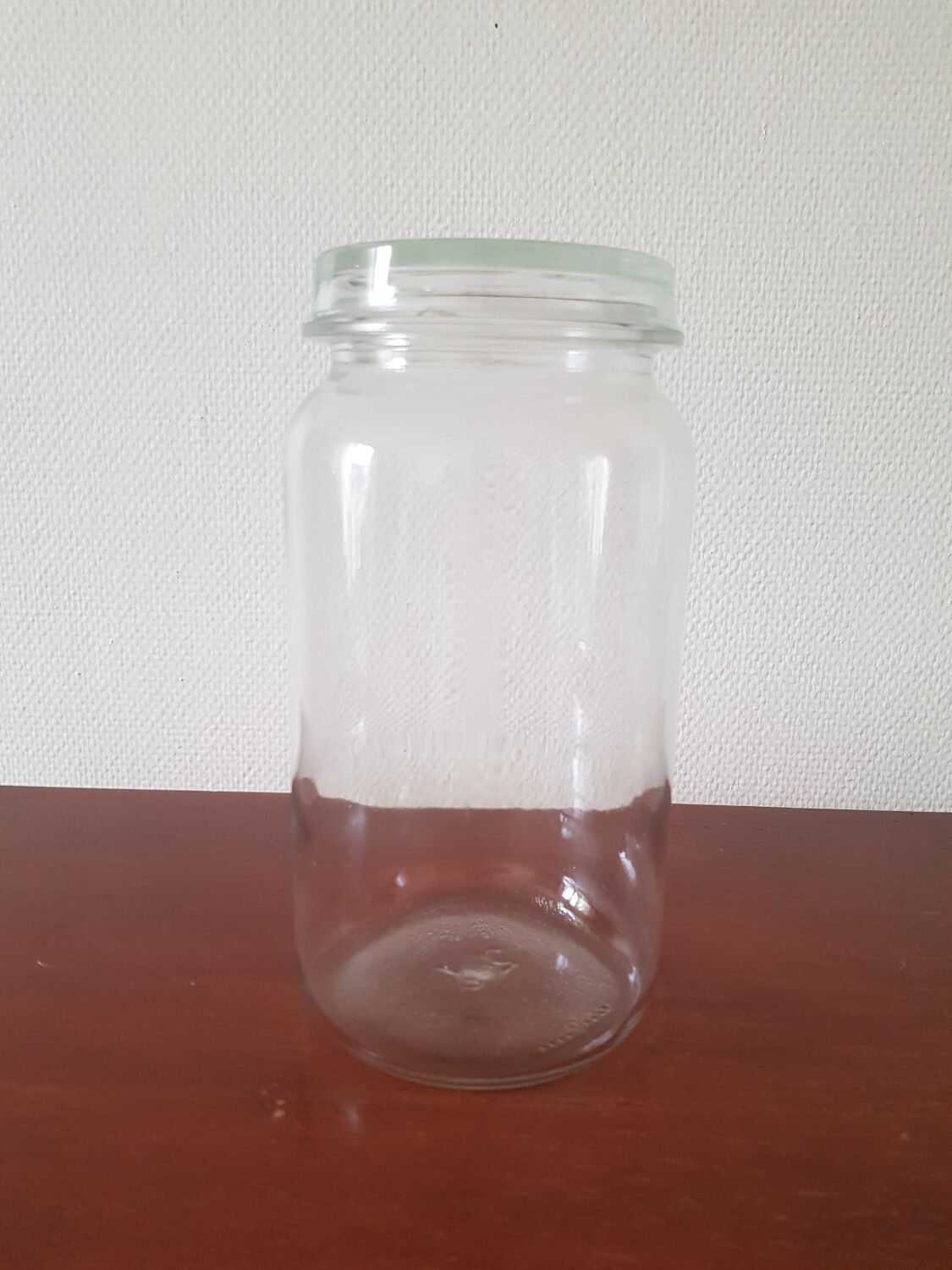 Excelsior glass jar