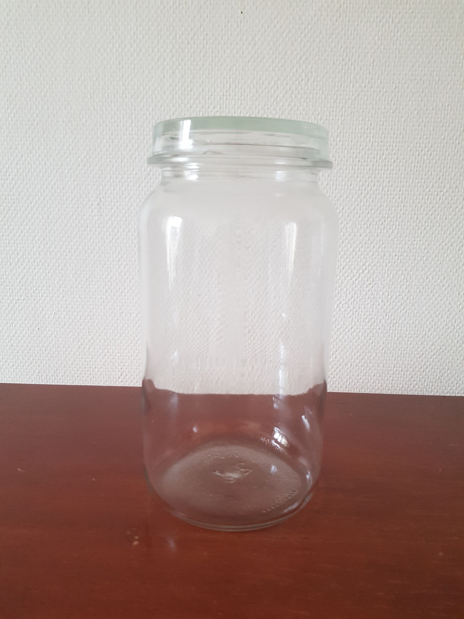 Excelsior glass jar