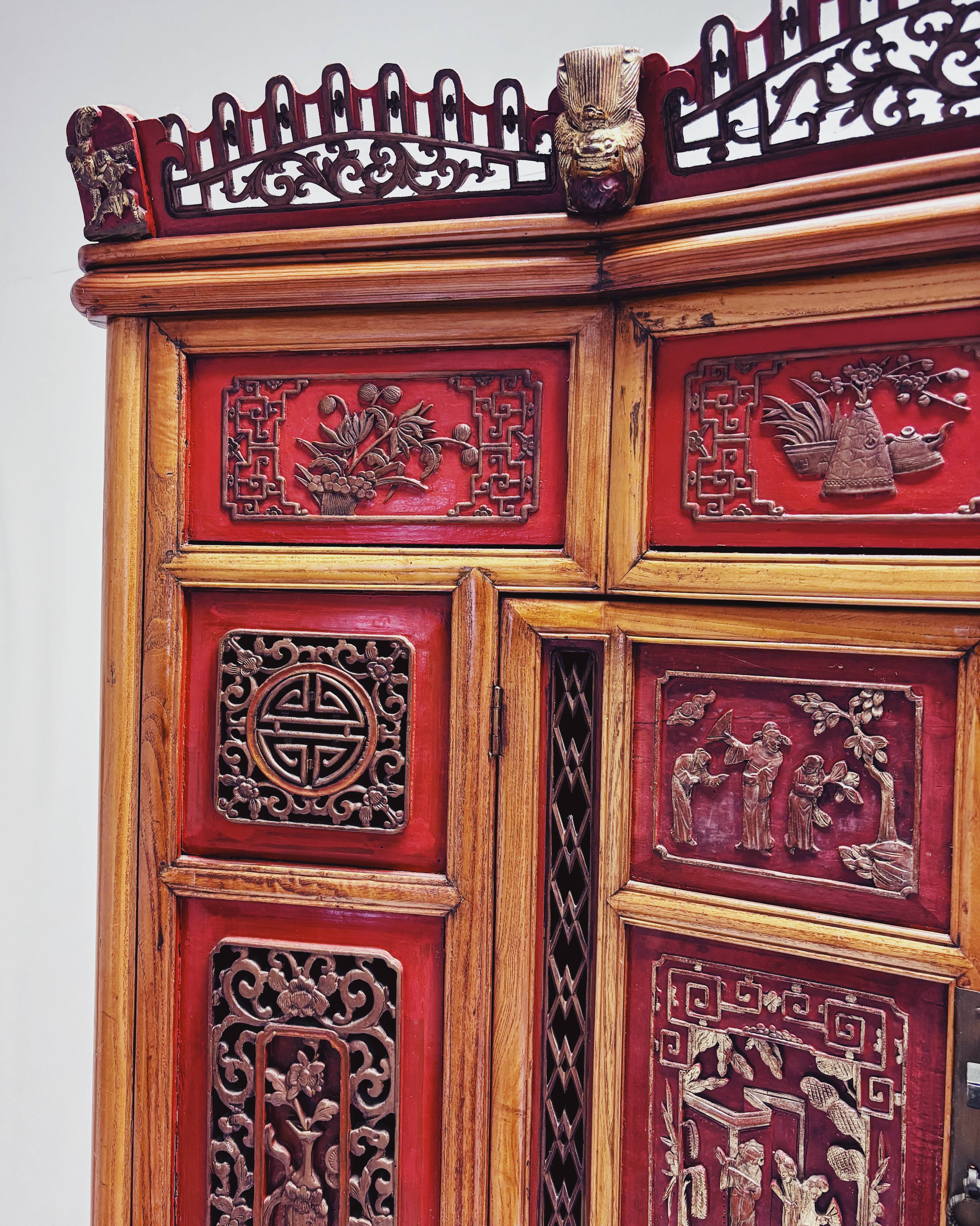 Cabinet de mariage chinois ancien