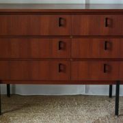Commode coiffeuse Danoise en teck vintage 1960