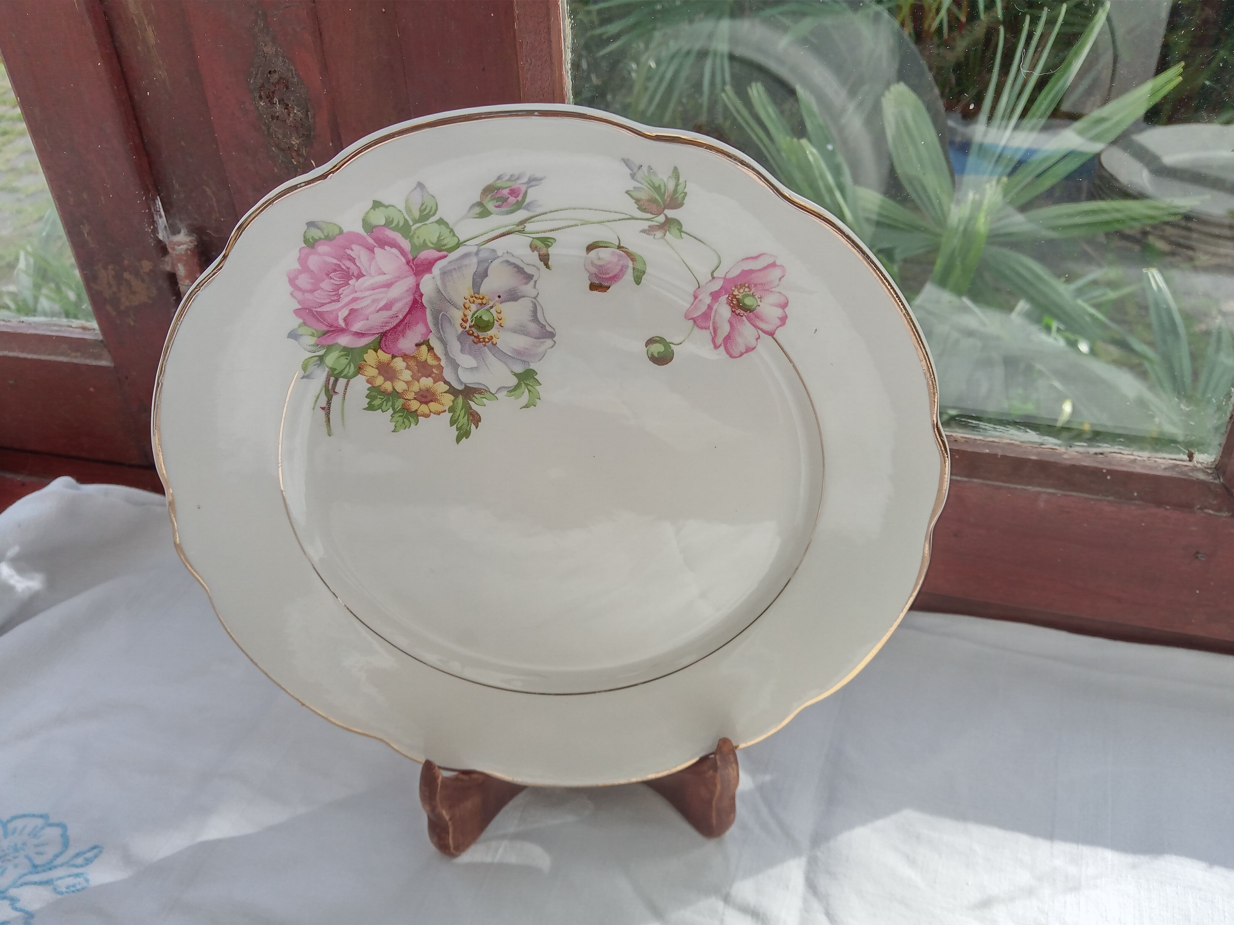 Set of 6 flat plates Digoin