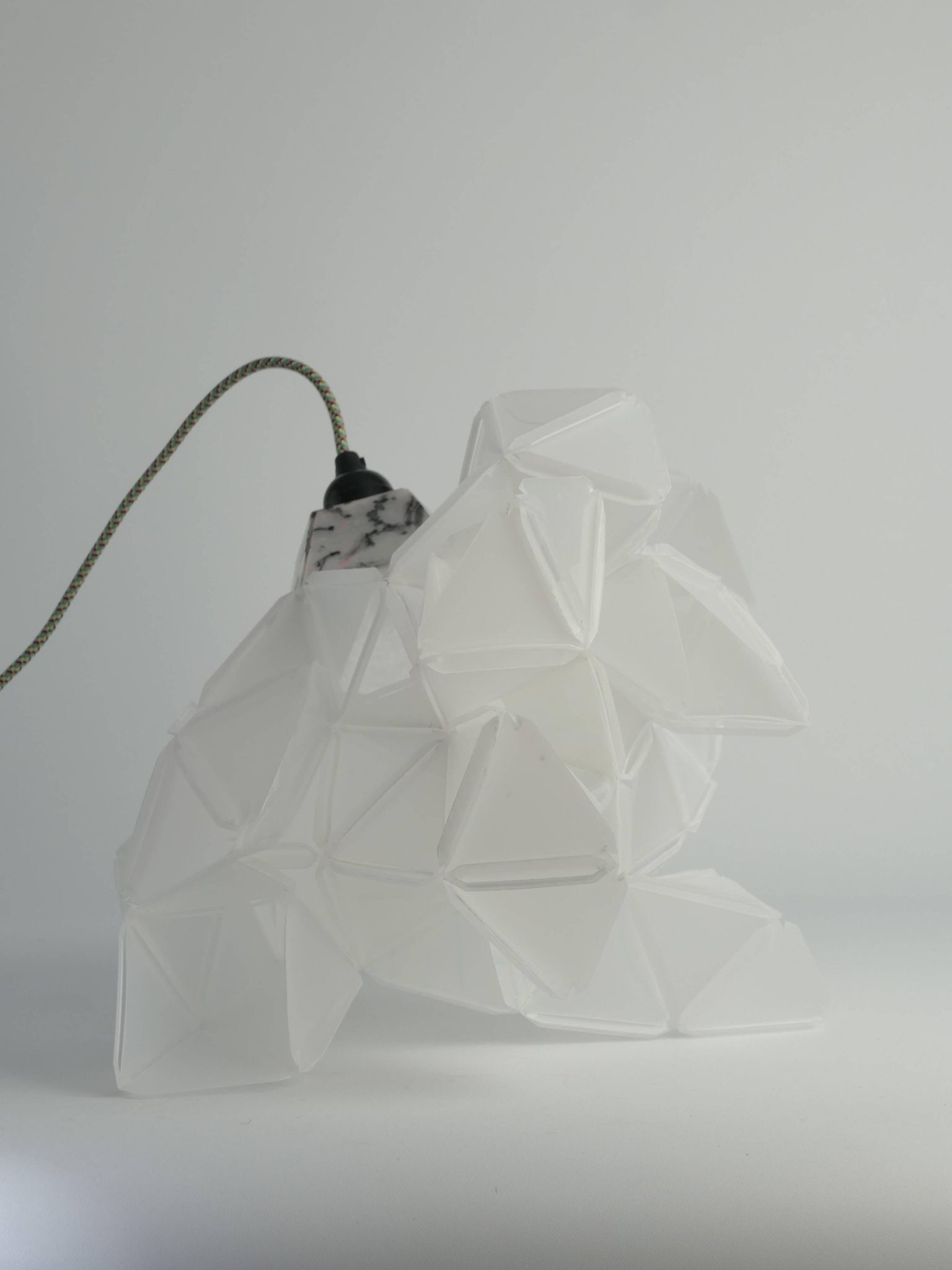 Labyrinth, Hazy, Artisan Table Lamp Light Sculpture, By Republiken