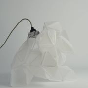 Labyrinth, Hazy, Artisan Table Lamp Light Sculpture, By Republiken