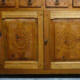 Large Queyras pine dresser, Hautes Alpes