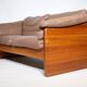 Teak Solid Wood Leather Danish Design by Mikael Laursen, 1970s