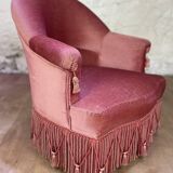 Vintage pink toad armchair