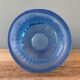 Blue Art Deco vase signed Espaivet France