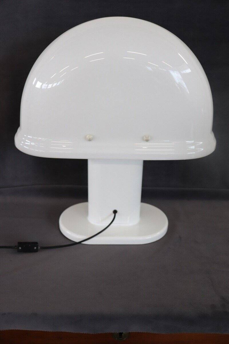 White Table Lamp By Rodolfo Bonetto For Iguzzini, 1970s