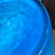 Large multi-layer glass handkerchief vase