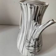 Cafetière Niderviller décor Chatons – faïence expressive années 50