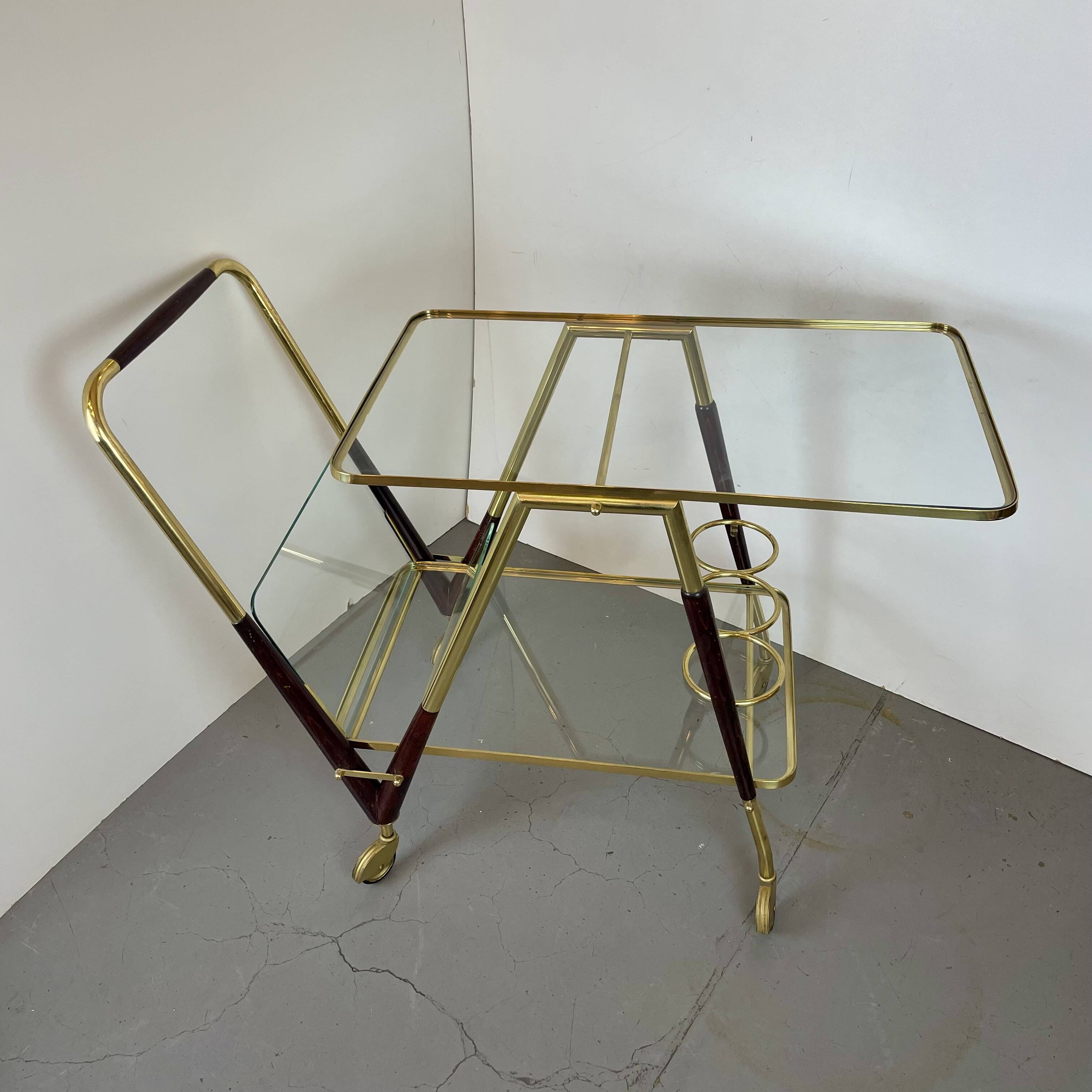 Bar Cart Trolley style Cesare Lacca, 1950’s