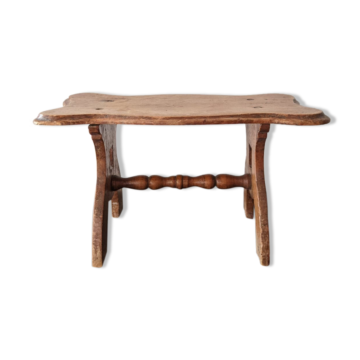 Antique wooden foot rest