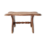 Repose-pied en bois ancien