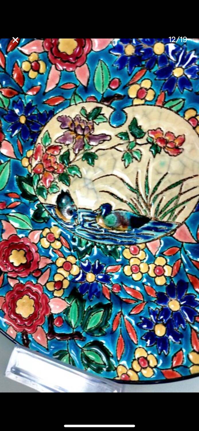 Longwy André Masson Plate