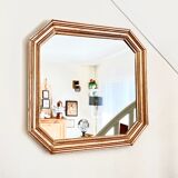Octagonal golden mirror