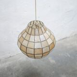 Vintage mother-of-pearl pendant lamp