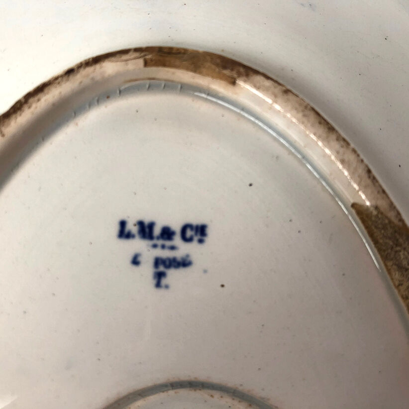 Creil - Montereau, a saucer and its sleeper. LM - Co