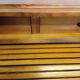 Wooden curtain secretary