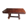 Art Deco table in macassar ebony