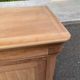 Louis Philippe rustic buffet, vintage, renovated in wood from the 1960s.