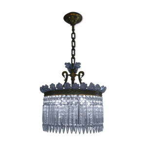 Suspension en cristaux de Baccarat