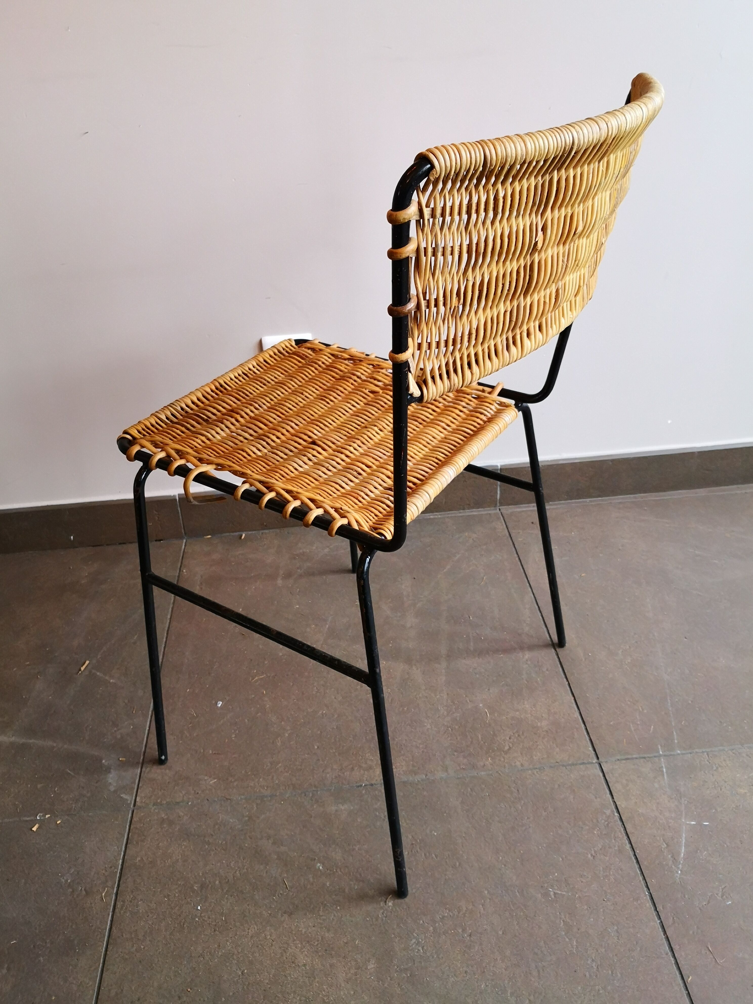 Rattan chair, Germany, 70s