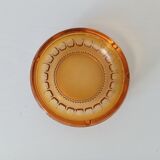 Vintage amber ashtray 60-70s