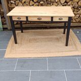Three-drawer desk
