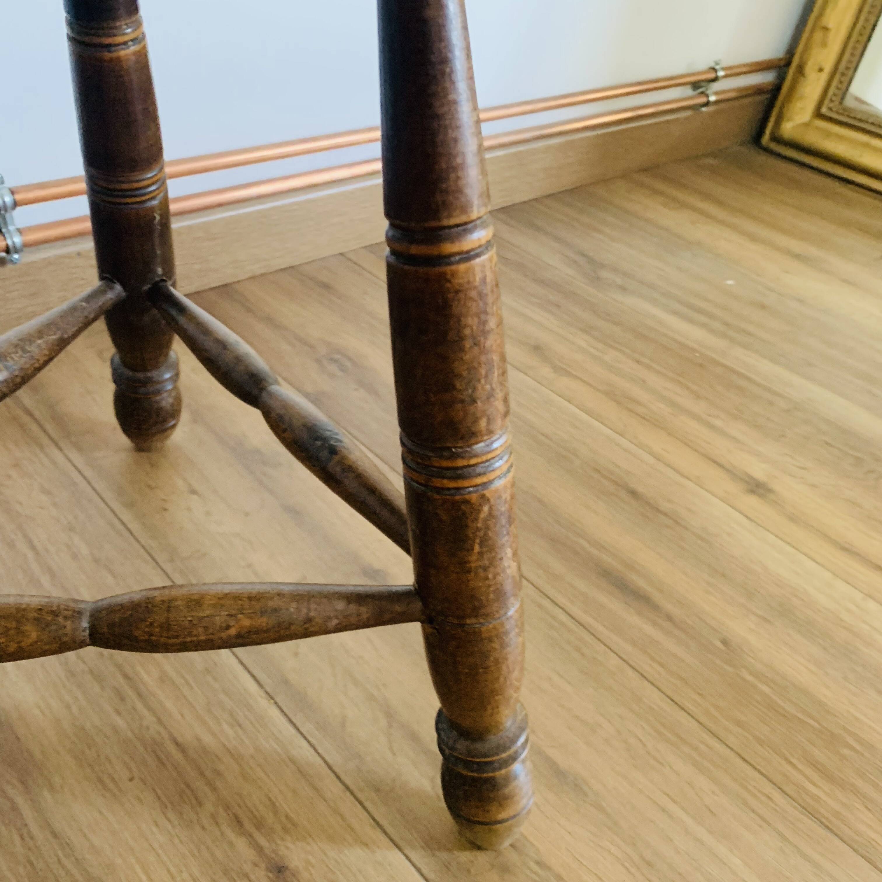 Tripod stool with backrest