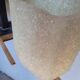 Arlus chandelier gold metal granite glass ep 1950